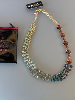 Tova Blue brown necklace